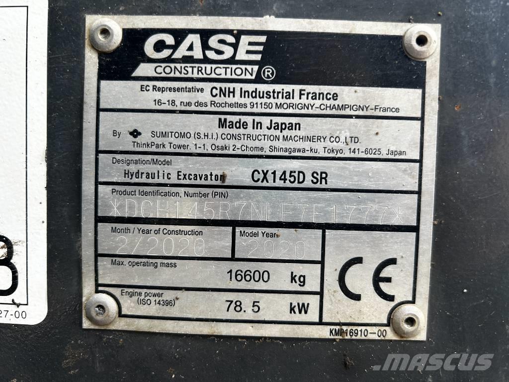 CASE CX 145 D SR Raupenbagger
