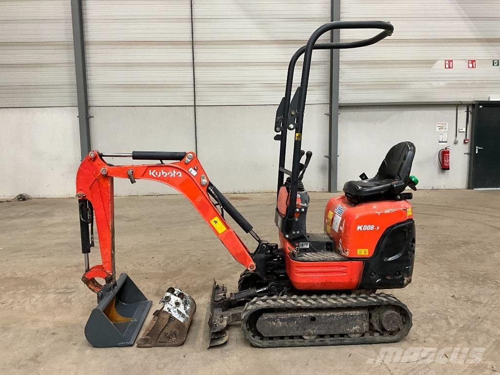 Kubota K 008-3 Minibagger < 7t