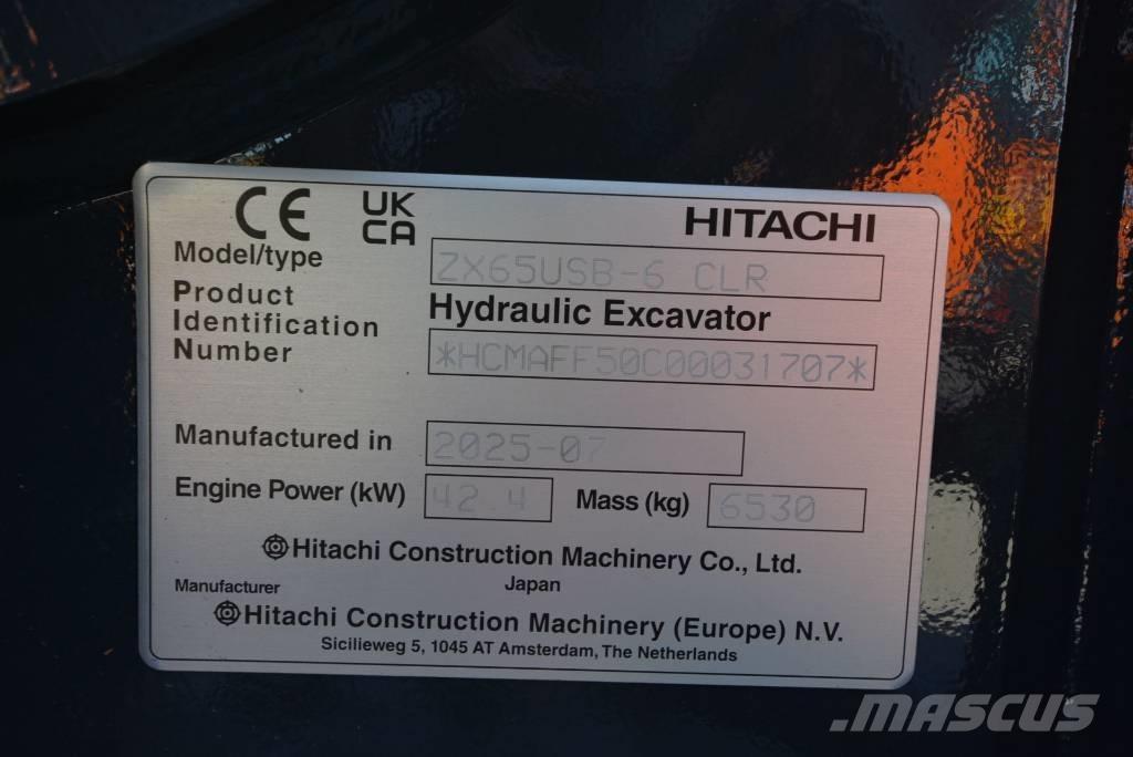 Hitachi ZX 65 USB-6 Minibagger < 7t