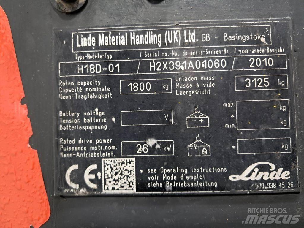 Linde H18D-01 Diesel Stapler