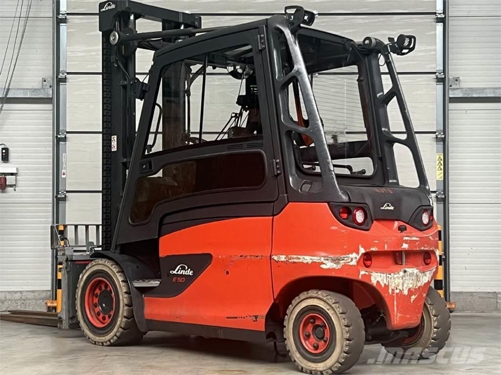 Linde E50HL-01 / 600 Elektro Stapler