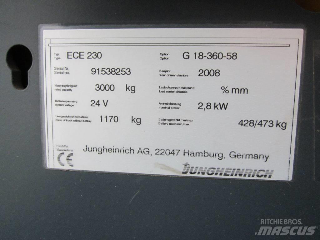Jungheinrich ECE230 Elektro Stapler
