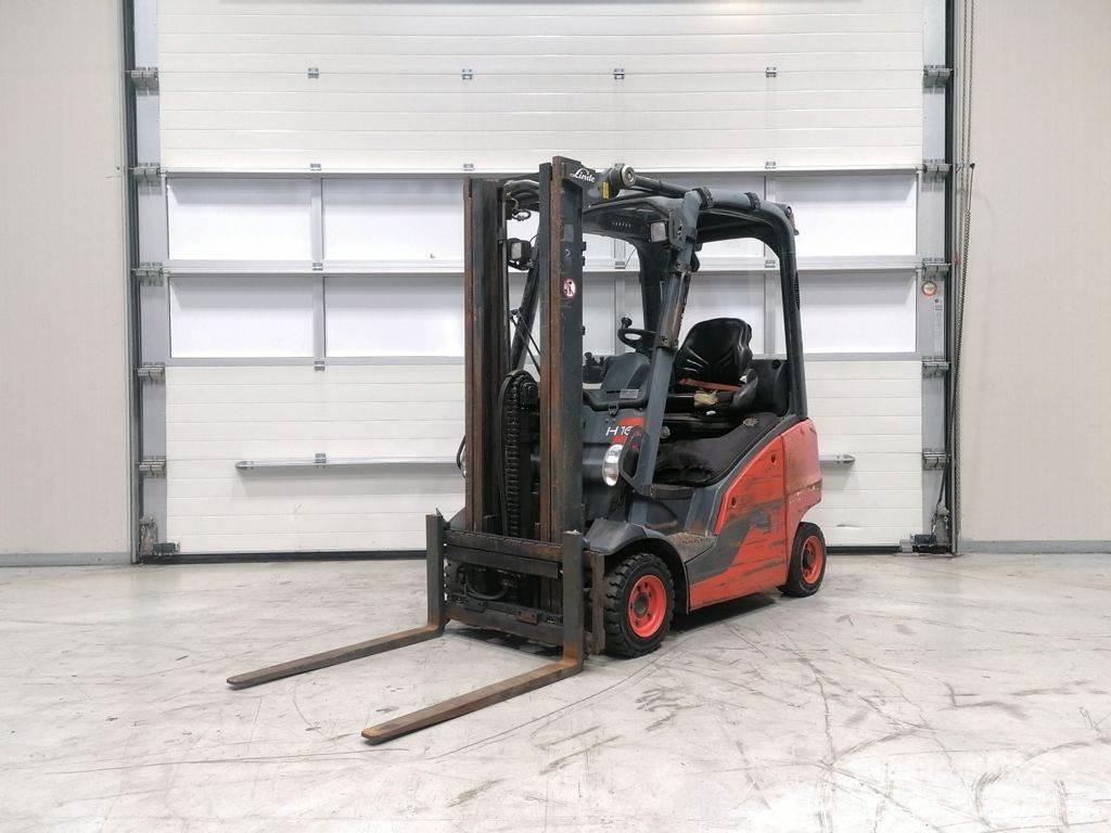 Linde H16D Diesel Stapler
