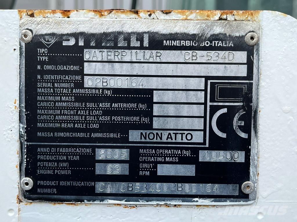 CAT CB534D CE / EPA Tandemwalzen