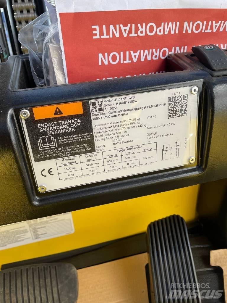 Hyster J1.5 XNT  1,5t Elektro Stapler