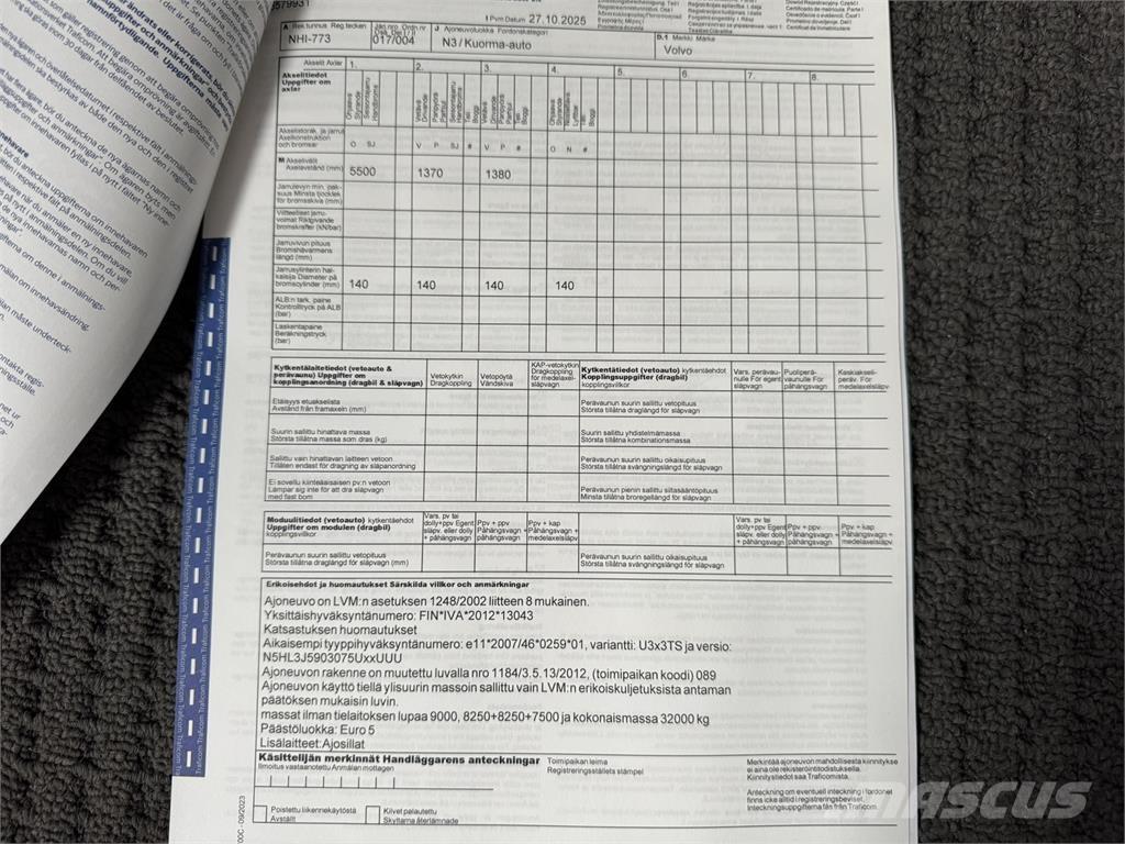 Volvo FH500 8x4 Wechselfahrgestell