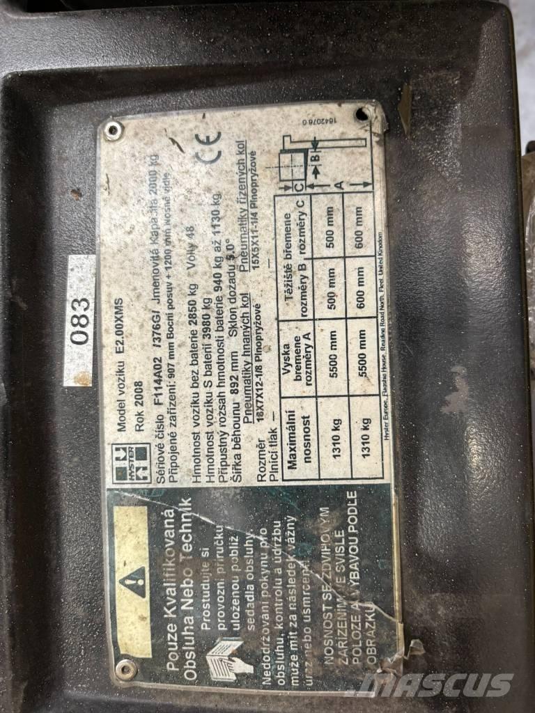Hyster E2.00XMS Elektro Stapler