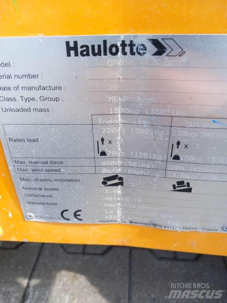 Haulotte Optimum  8 Scheren-Arbeitsbühnen