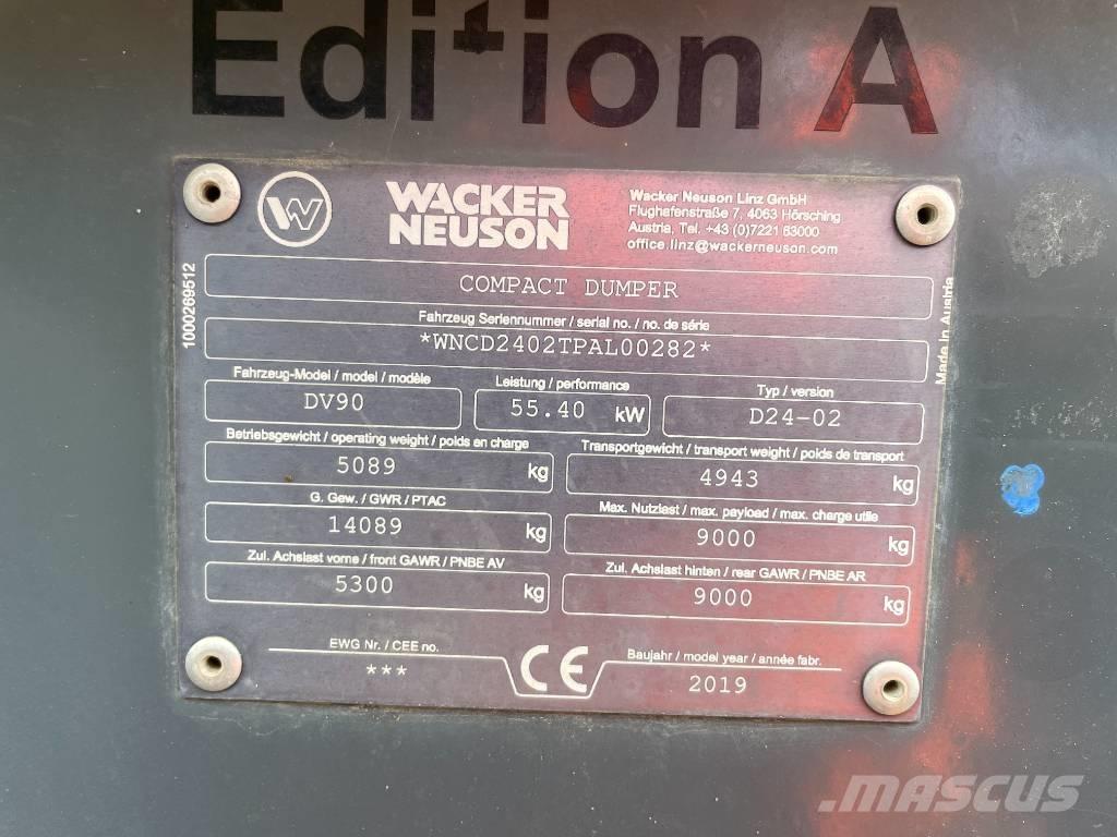 Wacker Neuson DV 90 Minidumper