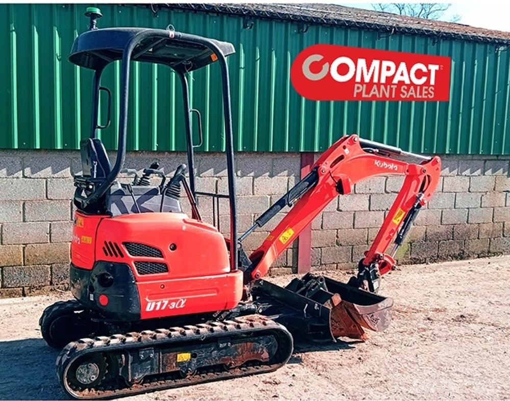 Kubota U17-3a Minibagger < 7t