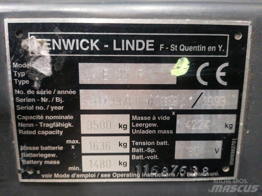 Linde E35P Elektro Stapler