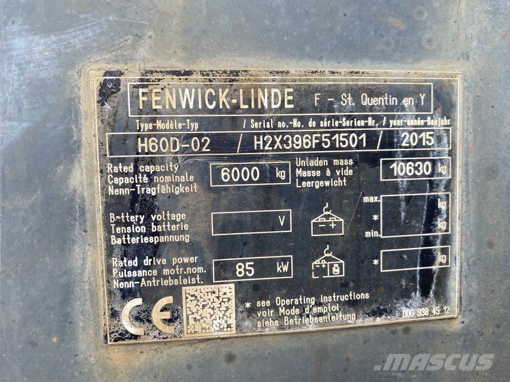 Linde H60D-02 Diesel Stapler