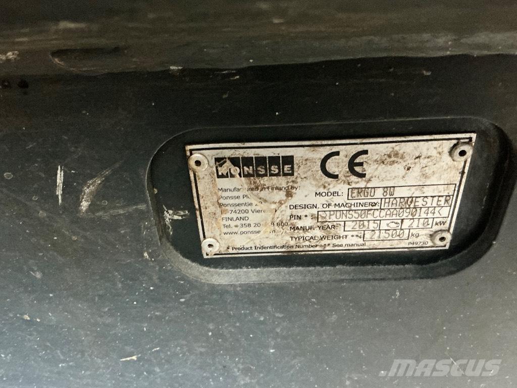 Ponsse ERGO 8W Harvester