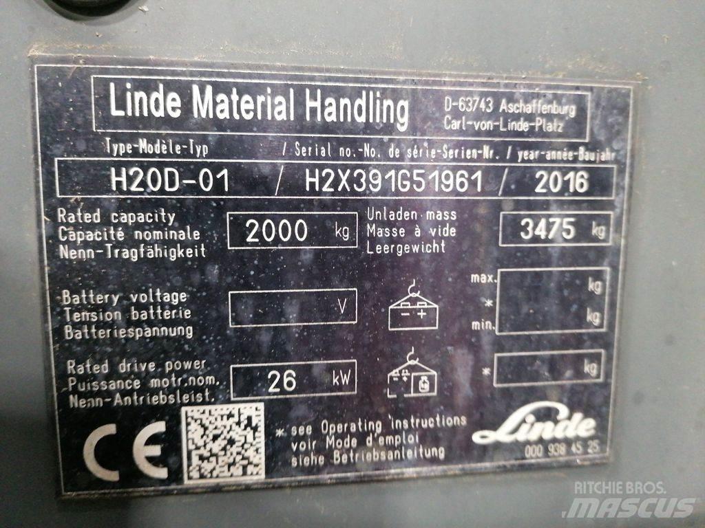 Linde H20D-01 Diesel Stapler