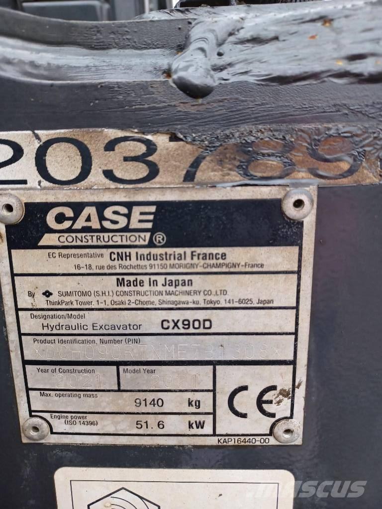 CASE CX 90 D Midibagger  7t - 12t