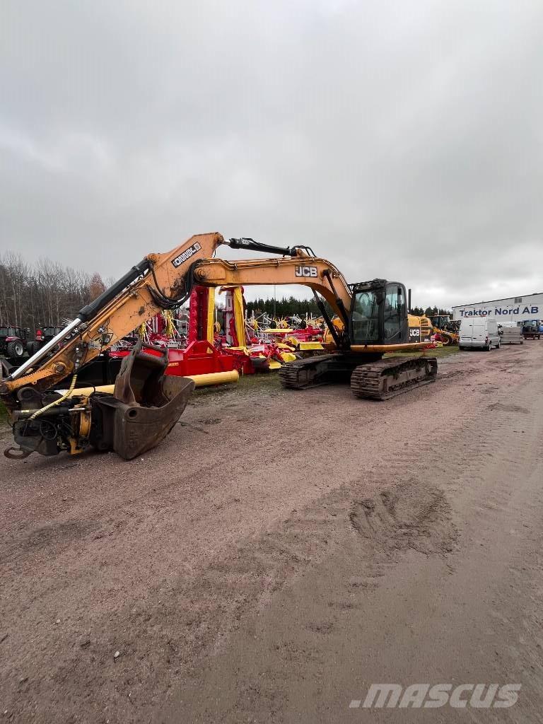 JCB 220LC Engcon RT Raupenbagger