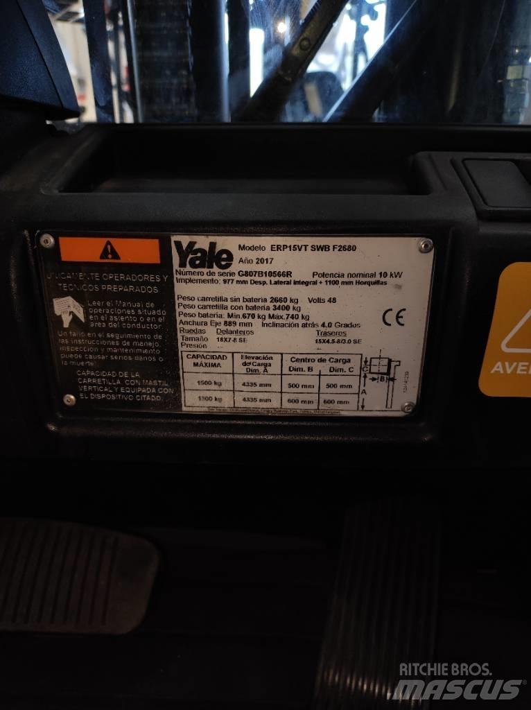 Yale ERP15VT SWB Elektro Stapler