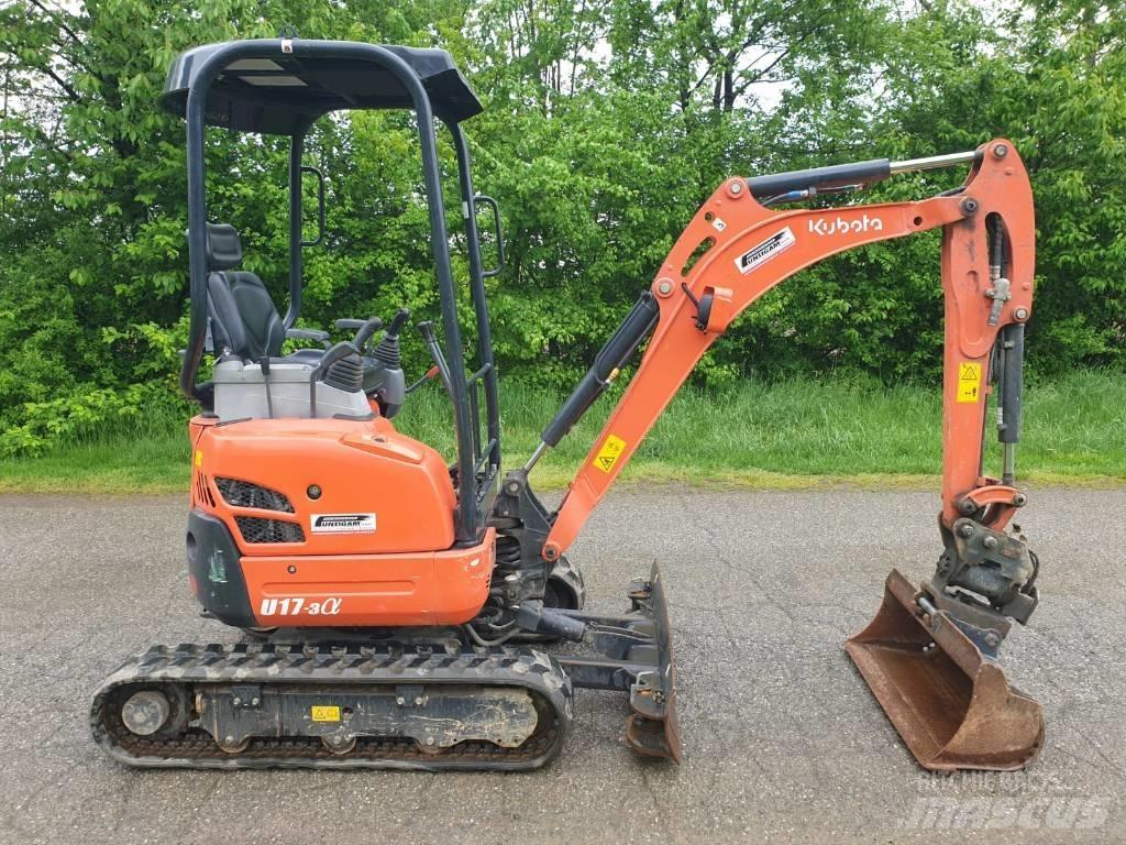 Kubota U 17-3a Minibagger < 7t