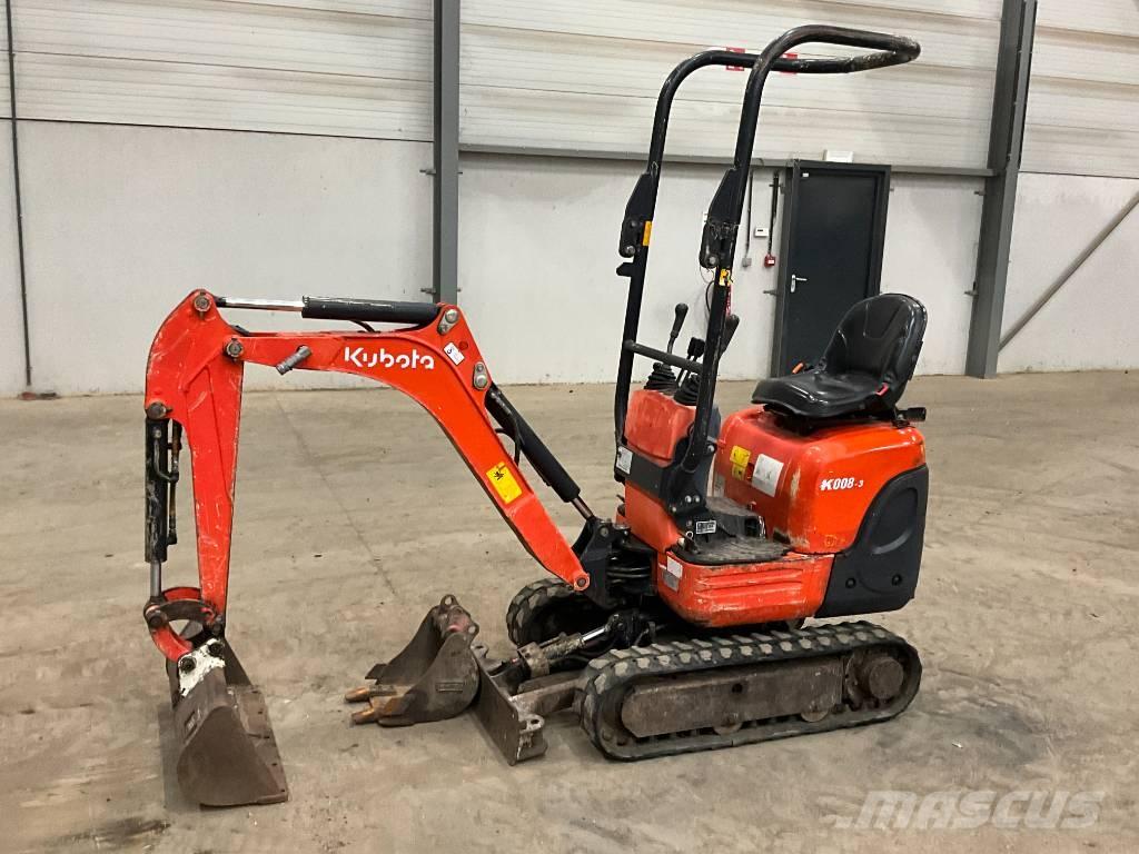 Kubota K 008-3 Minibagger < 7t