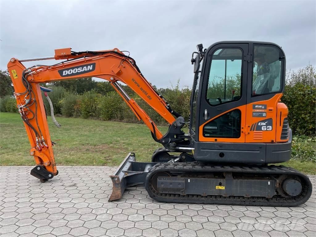 Doosan DX63-3 Minibagger < 7t