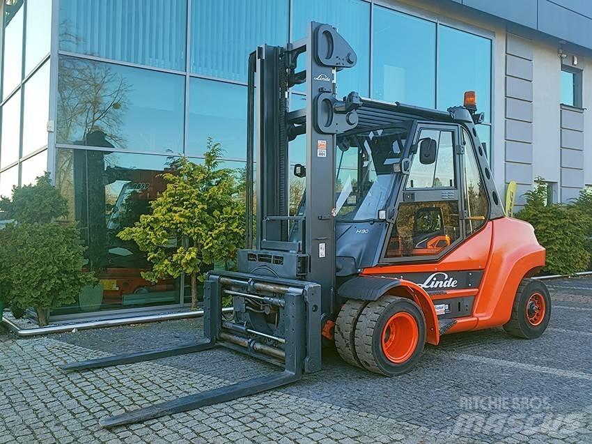 Linde H80D-02/900 Diesel Stapler