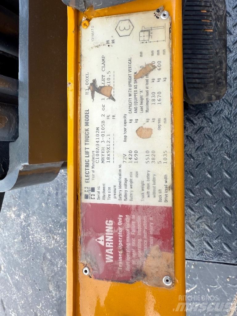 Hyster E3.00XL Elektro Stapler