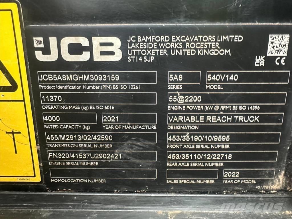 JCB 540-140 Teleskoplader