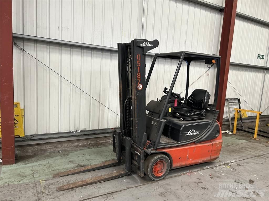 Linde E16C-02 Elektro Stapler