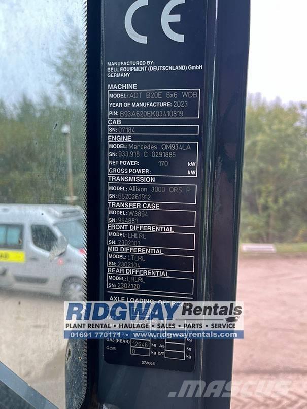 Bell B 20 Dumper - Knickgelenk