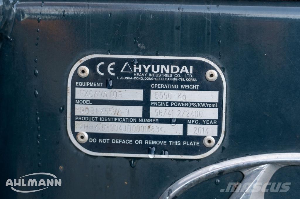 Hyundai R55W-9A Mobilbagger