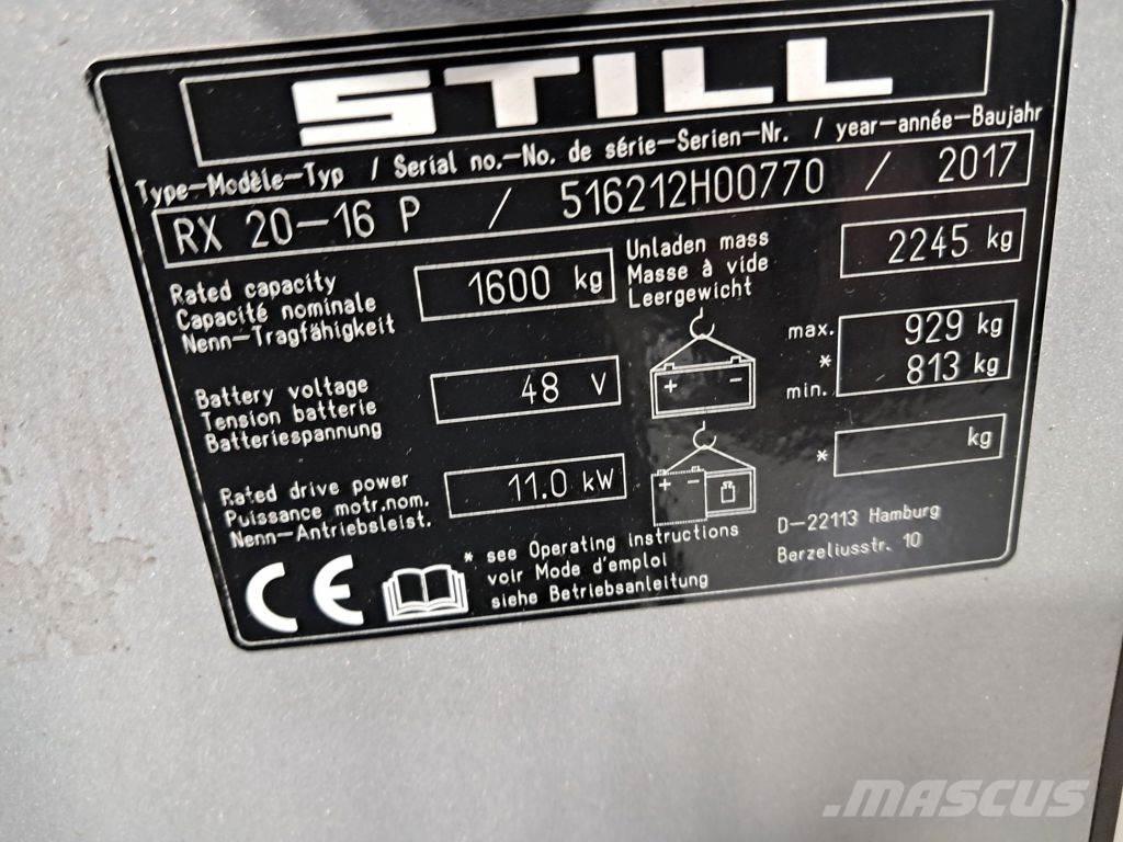 Still RX 20-16 P Elektro Stapler