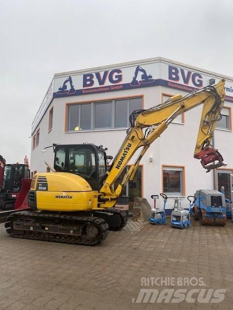 Komatsu PC80MR-3 Midibagger  7t - 12t