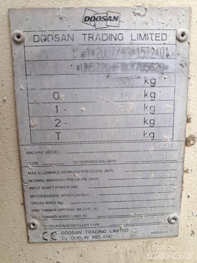 Doosan 7/204 Kompressoren
