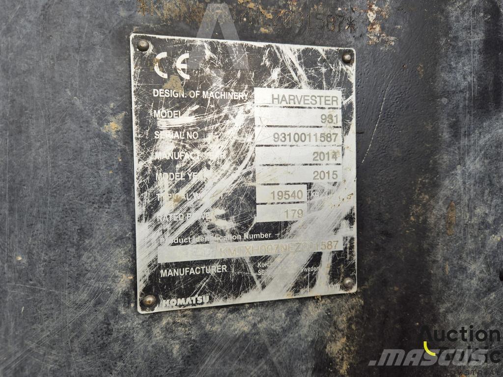 Komatsu 931.1 Harvester