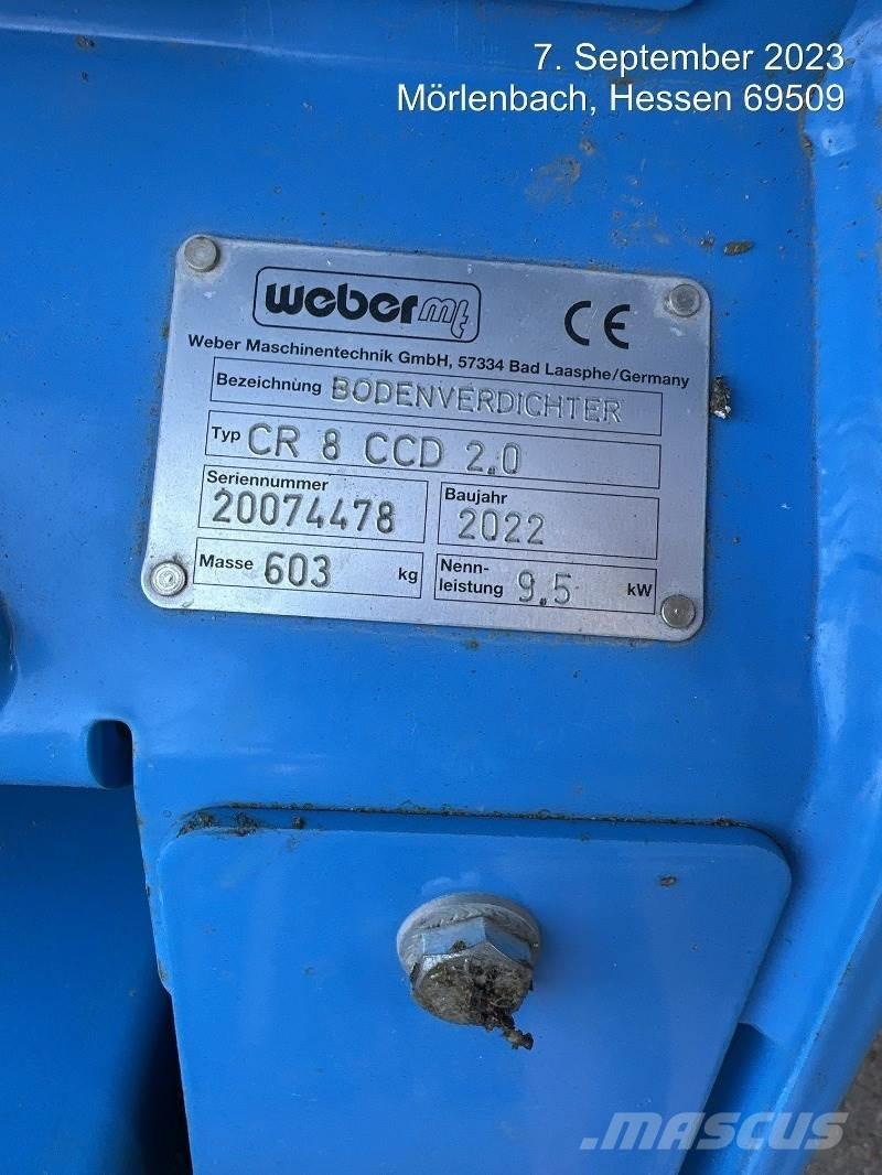 Weber CR8CCD2.0 Rüttelplatten/Sortierplatten