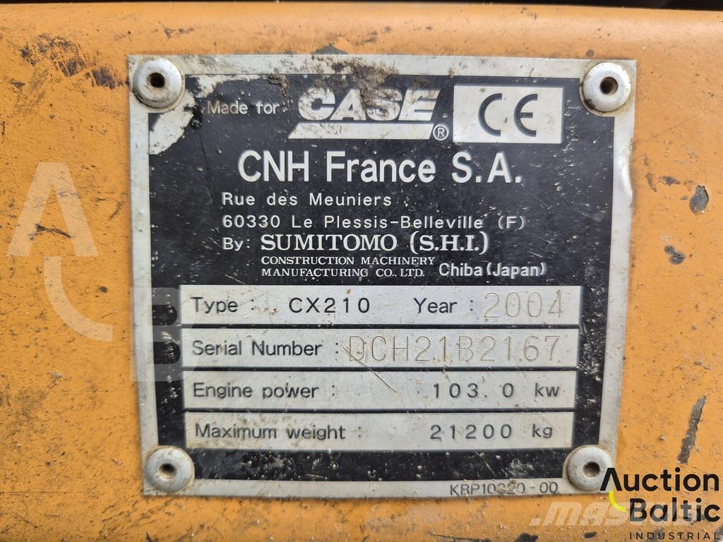 CASE CX 210 Raupenbagger