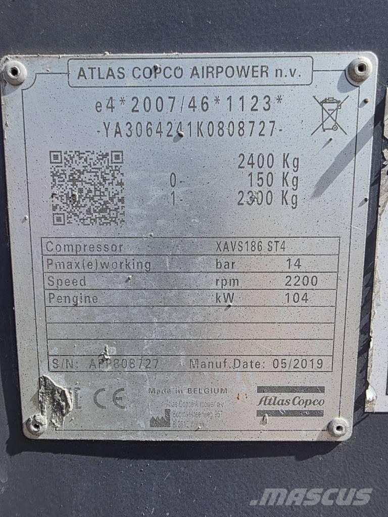 Atlas Copca XAVS186 Luftdruck Verstärker