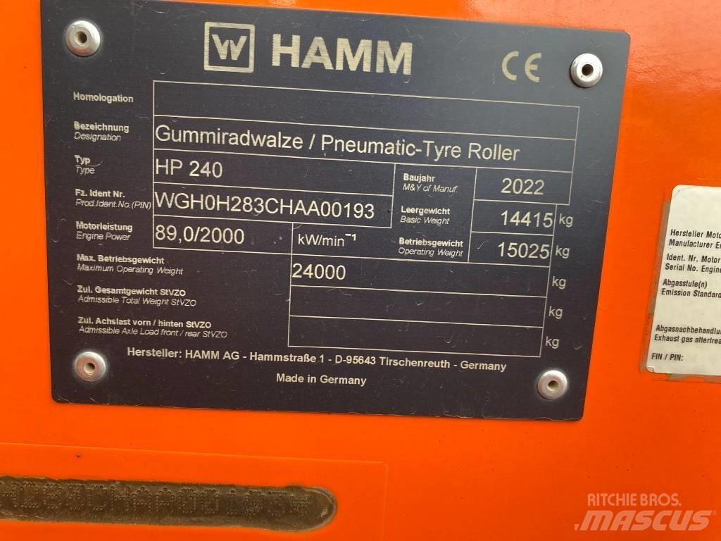 Hamm HP240 Tandemwalzen