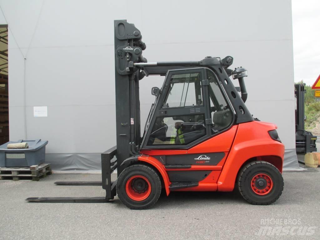 Linde H80D Diesel Stapler