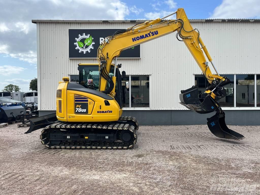 Komatsu PC78US-11E0 Midibagger  7t - 12t