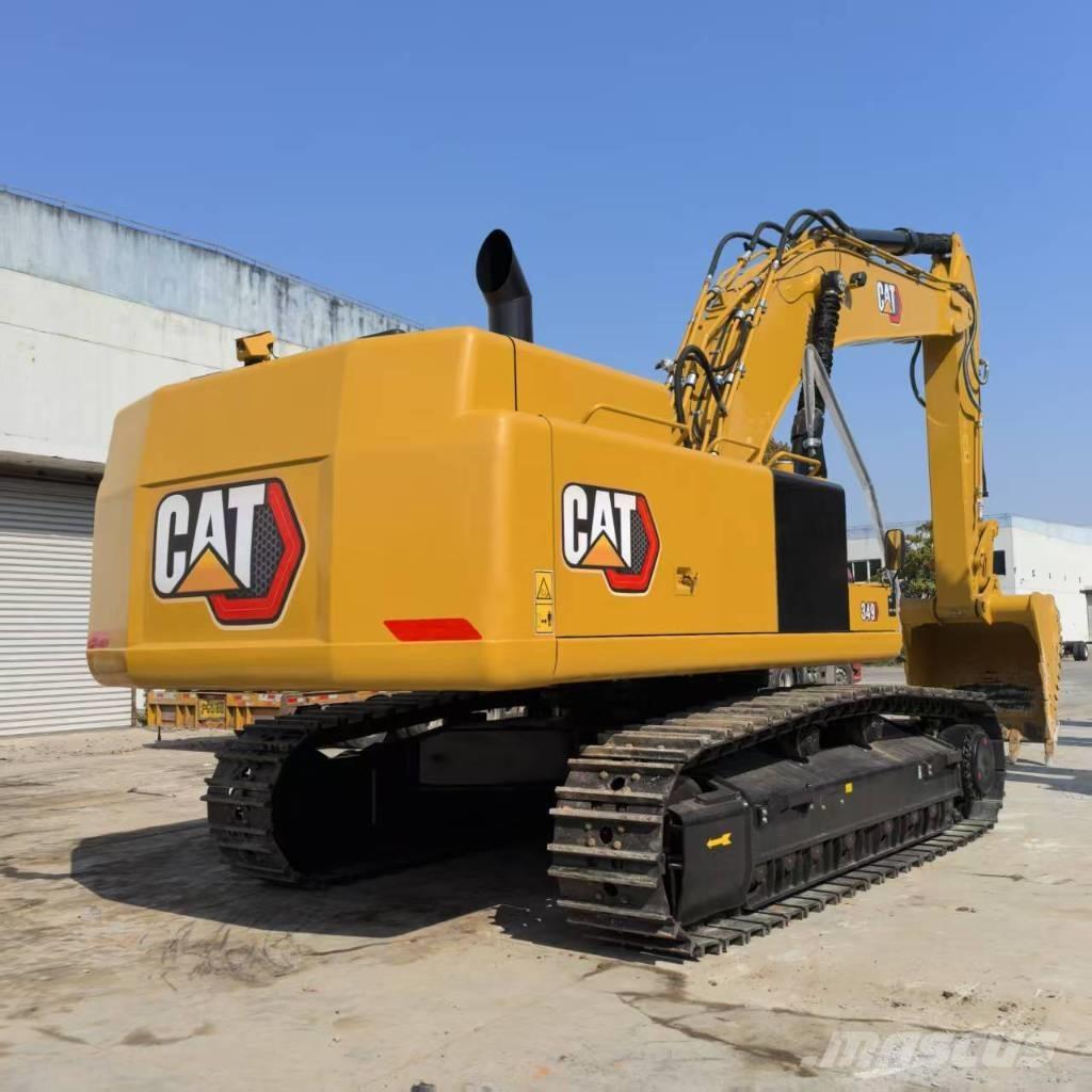 CAT 349D2L Materialumschlag