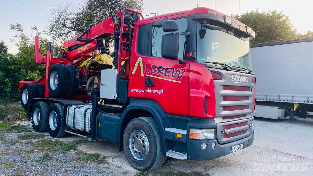 Scania R500 Holzfahrzeuge