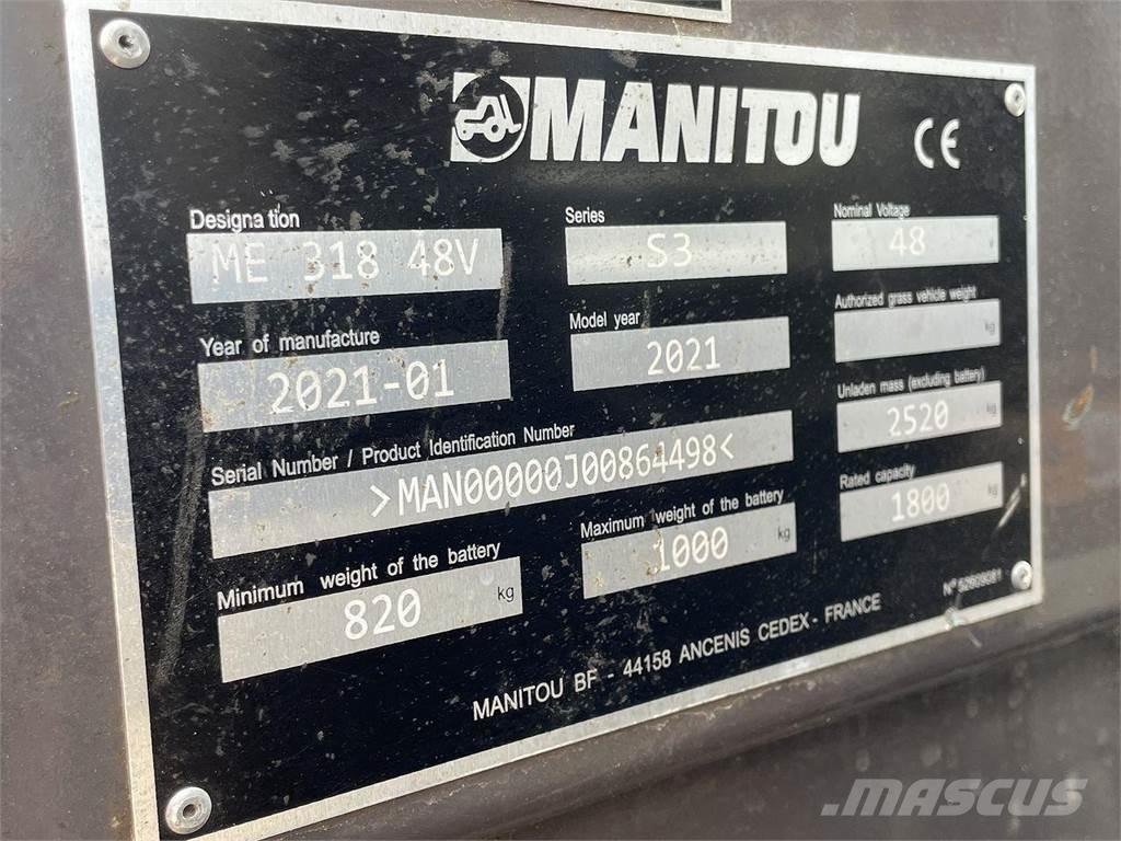 Manitou ME318 Elektro Stapler