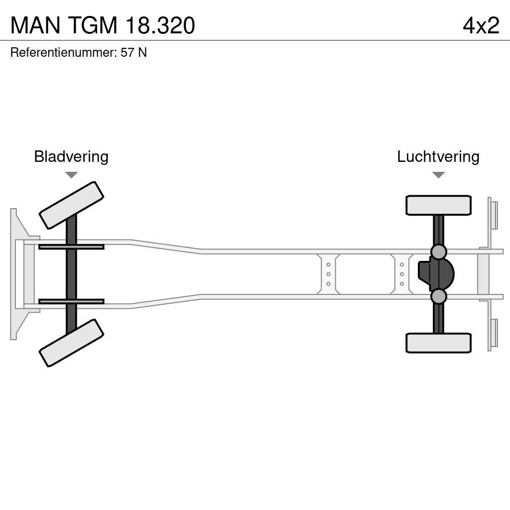 MAN TGM 18.320 Abrollkipper