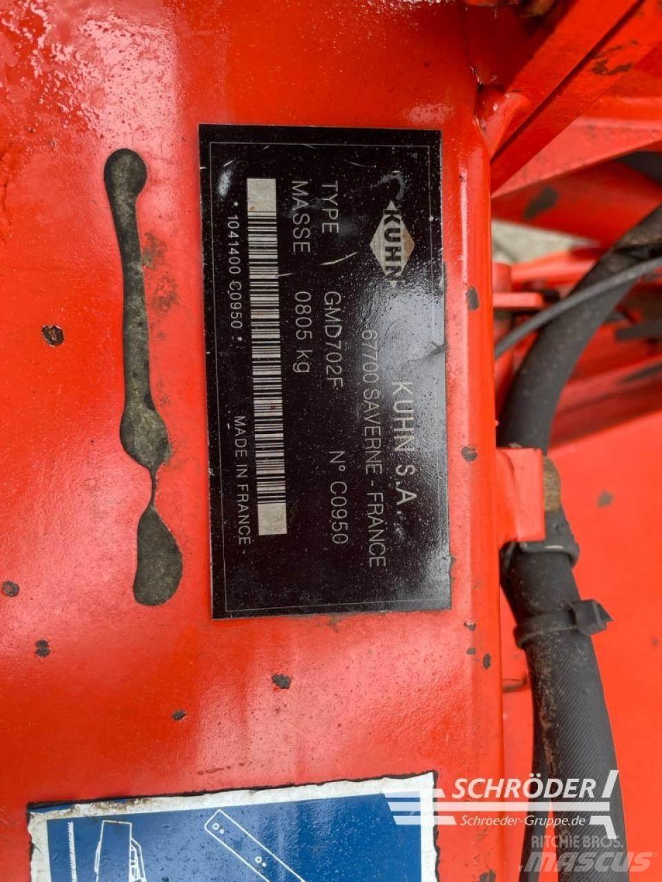 Kuhn GMD 702 F Mäher