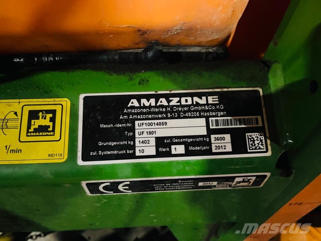 Amazone UF 1801 Anbauspritzen
