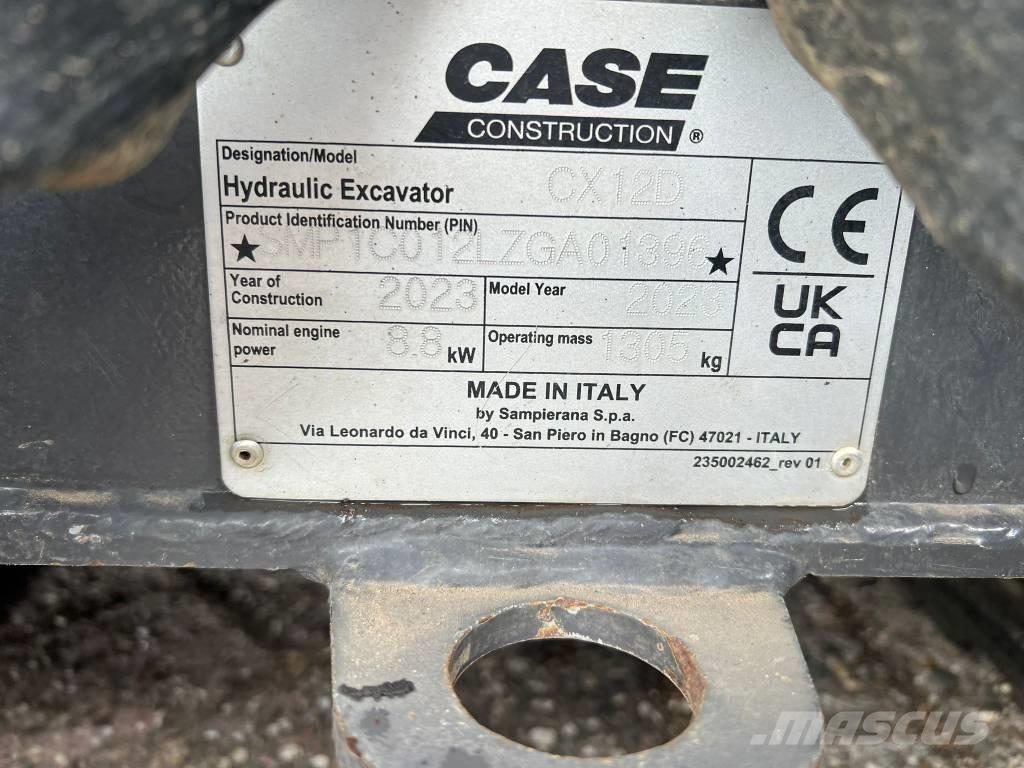 CASE CX 12 D Minibagger < 7t