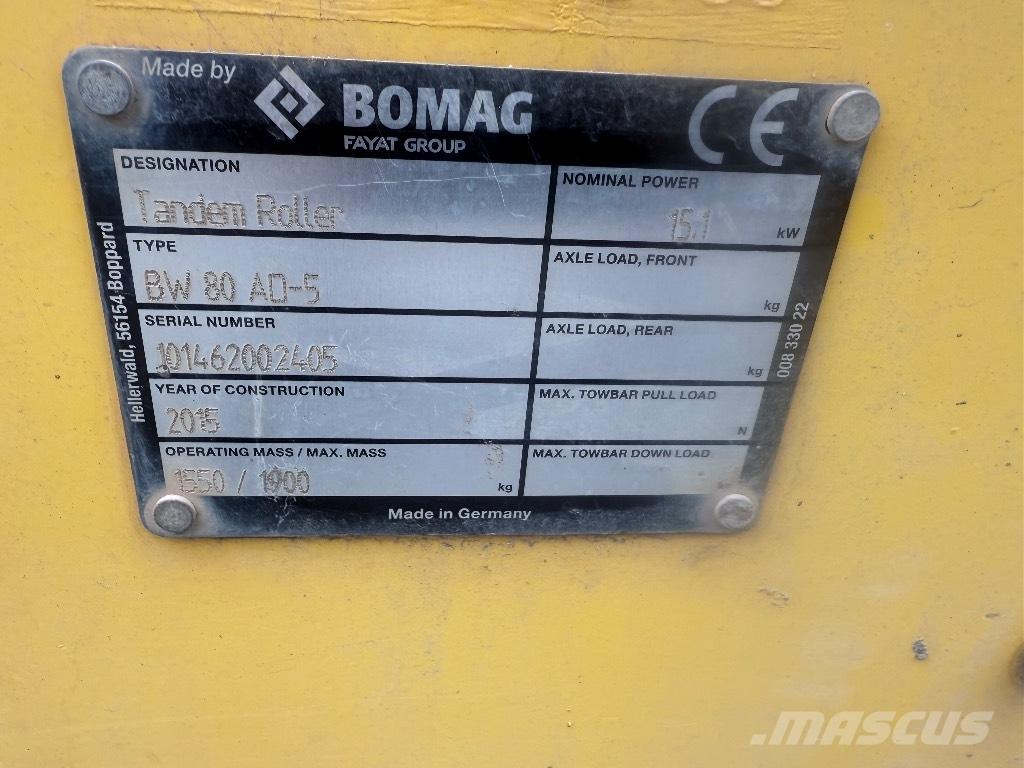 Bomag BW 80 AD-5 Tandemwalzen
