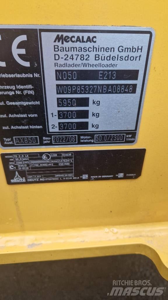 Mecalac AX 850 Radlader