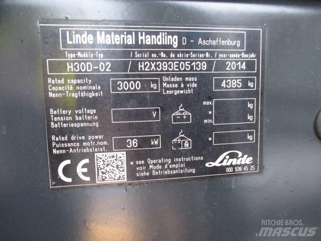 Linde H30D Diesel Stapler
